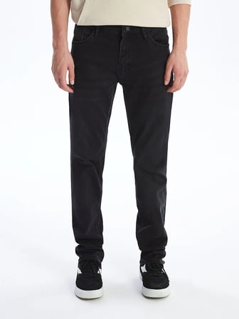 LCW Jeans SİYAH 779 Regular Fit Erkek Jean Pantolon