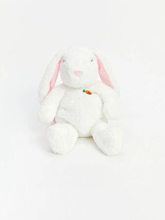 LCW ACCESSORIES Ekru Tavşan Figürlü Kız Çocuk Pelüş Sırt Çantası