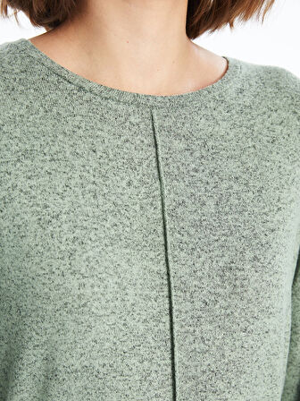 LCWAIKIKI Classic YEŞİL Bisiklet Yaka Kadın Tişört