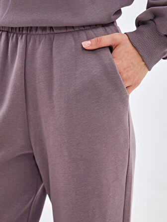 LCW Vision Mürdüm Beli Lastikli Kadın Kalın Jogger Eşofman Altı