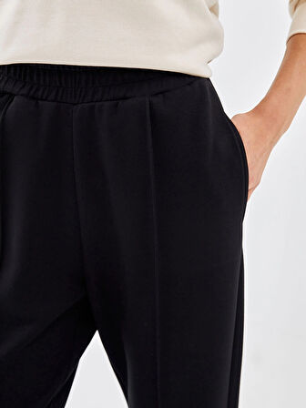 LCW Vision Siyah Beli Lastikli Kadın Jogger Eşofman Altı