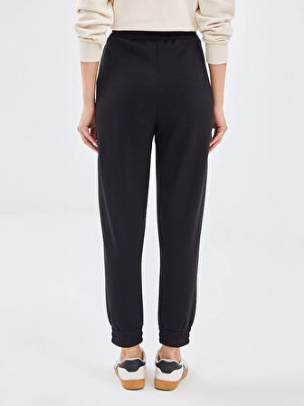 LCW Vision Siyah Beli Lastikli Kadın Jogger Eşofman Altı