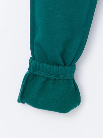 LCW Kids Yeşil Beli Lastikli Kalın Erkek Bebek Jogger Eşofman Altı