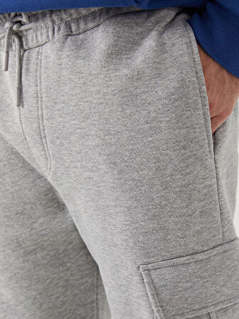 XSIDE Gri Standart Kalıp Erkek Kalın Jogger Eşofman Altı