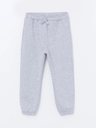 LCW Kids Gri Beli Lastikli Basic Kalın Erkek Çocuk Jogger Eşofman Altı