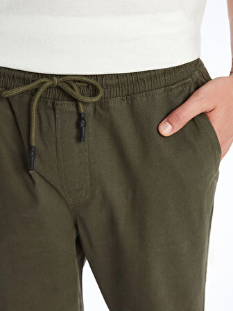 XSIDE Haki Standart Kalıp Gabardin Erkek Pantolon