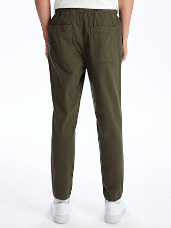XSIDE Haki Standart Kalıp Gabardin Erkek Pantolon