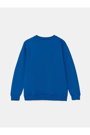 Bisiklet Yaka Erkek Çocuk Sweatshirt
