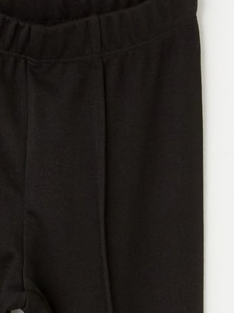 LCW Kids Siyah Beli Lastikli Kız Çocuk Basic Tayt