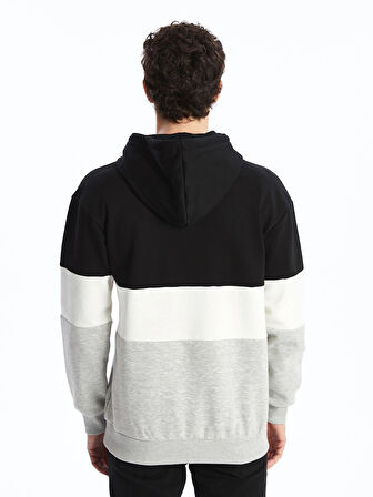 XSIDE Siyah Uzun Kollu Erkek Kalın Hoodie