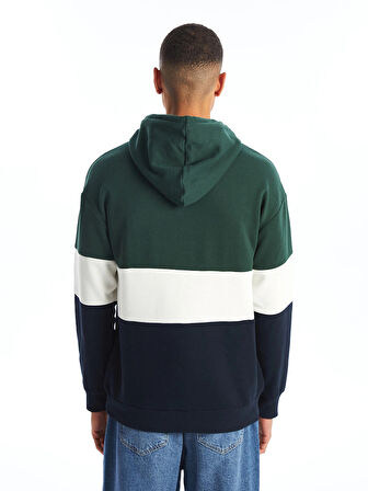 XSIDE Yeşil Uzun Kollu Erkek Kalın Hoodie