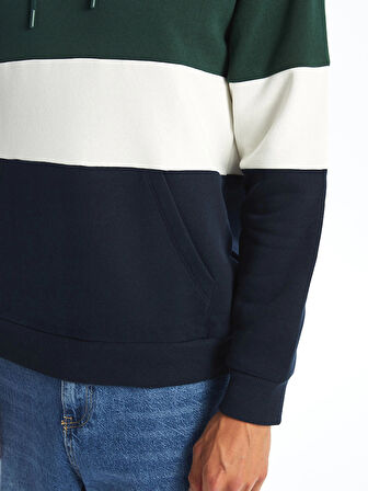 XSIDE Yeşil Uzun Kollu Erkek Kalın Hoodie