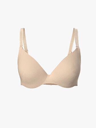 LCW DREAM Pembe Balensiz Yarım Dolgulu Düz Tişört Sütyen