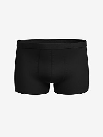 LC WAIKIKI Siyah Standart Kalıp Pamuklu Esnek Erkek Boxer 3'lü