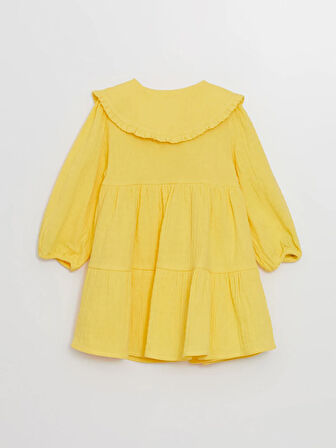Bebe Yaka Uzun Kollu Kız Bebek Elbise_W4J669Z1-G6R86841474751549-12 Ay