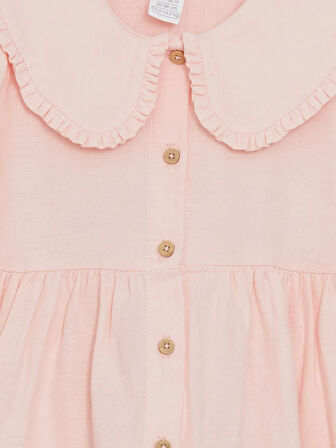 Bebe Yaka Uzun Kollu Kız Bebek Elbise_W4J669Z1-SB586841474752919-12 Ay