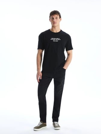 LCW Jeans SİYAH 750 Slim Fit Erkek Jean Pantolon
