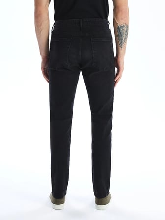 LCW Jeans SİYAH 750 Slim Fit Erkek Jean Pantolon