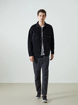 LCW Jeans SİYAH Rahat Kalıp Erkek Jean Ceket