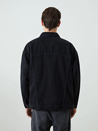 LCW Jeans SİYAH Rahat Kalıp Erkek Jean Ceket