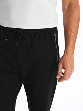 LCWAIKIKI Classic SİYAH Standart Kalıp Erkek Jogger Eşofman Altı