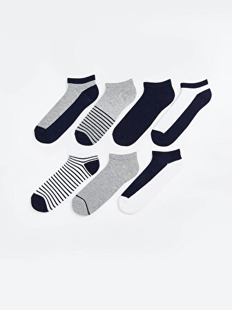 LCW ACCESSORIES Karişik Çizgili Erkek Patik Çorap 7'li