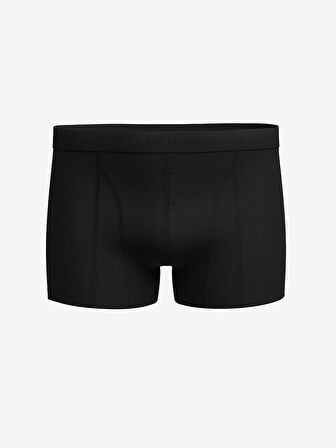 LC WAIKIKI SİYAH Standart Kalıp Pamuklu Esnek Erkek Boxer 3'lü