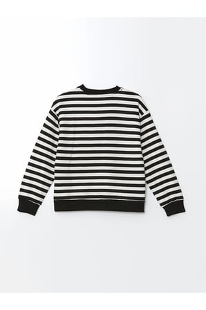 Lcwk Bisiklet Yaka Kız Çocuk Kalın Sweatshirt