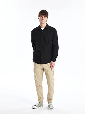 LCW Casual BEJ Standart Kalıp Gabardin Erkek Kargo Pantolon