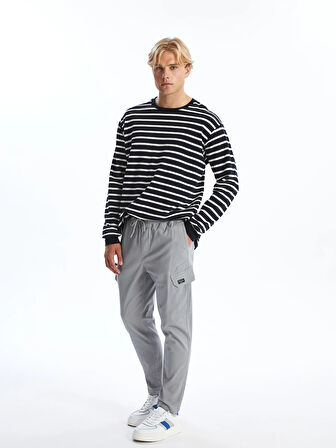 XSIDE GRİ Standart Kalıp Erkek Kargo Pantolon