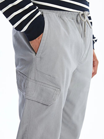 XSIDE GRİ Standart Kalıp Erkek Kargo Pantolon