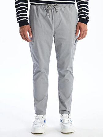 XSIDE GRİ Standart Kalıp Erkek Kargo Pantolon