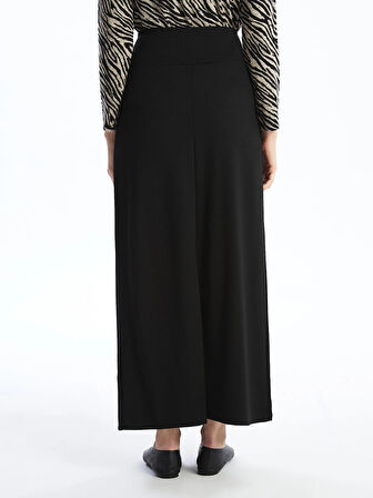 LCW Grace SİYAH Beli Fermuarlı A Kesim Kadın Etek