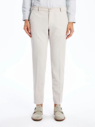 LCWAIKIKI Classic BEJ Dar Kalıp Erkek Chino Pantolon