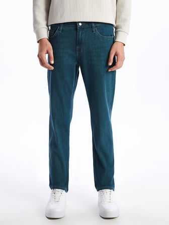 LCW Jeans YEŞİL 779 Regular Fit Erkek Jean Pantolon