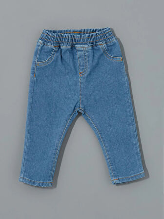 Bisiklet Yaka Basic Erkek Bebek Sweatshirt ve Pantolon 2'li_W4KD34Z1-FRC_8684148935114_9-12 Ay