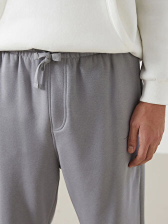 XSIDE Gri Rahat Kalıp Erkek Kalın Jogger Eşofman Altı