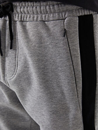 LCW Casual Gri Standart Kalıp Erkek Kalın Jogger Eşofman Altı