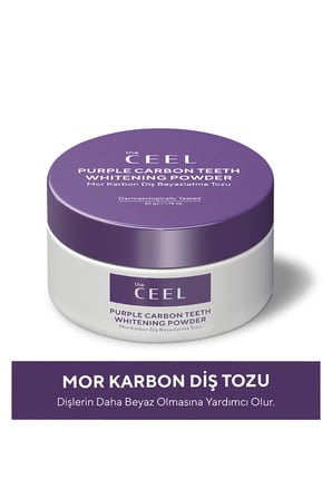 The Ceel Diş Beyazlatıcı Aktif Mor Karbon Diş Tozu 50 gr