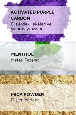 The Ceel Diş Beyazlatıcı Aktif Mor Karbon Diş Tozu 50 gr