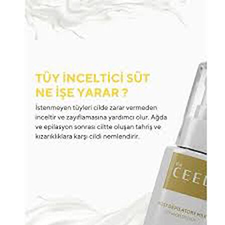 The Ceel Tüy İnceltici ve Nemlendirici Süt Isırgan Otu & Hyaluronik Asit Özlü 60 ml