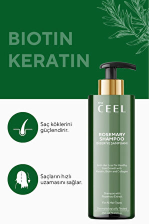The Ceel Rosemary Biberiye Shampoo 250 ml