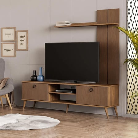 Mezza 1380 TERRA 180 CM (AHŞAP AYAKLI) TV ÜNİTESİ ÜRGÜP - KAPLAN