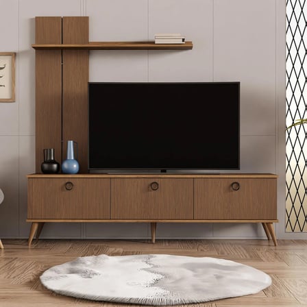 Mezza 1380 TERRA 180 CM (AHŞAP AYAKLI) TV ÜNİTESİ ÜRGÜP - KAPLAN
