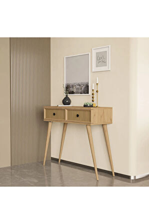 6025 LUNA (AHŞAP AYAKLI) MDF PROFİL ÇERÇEVELİ 2 ÇEKMECELİ DRESUAR SEPET-YUNUS