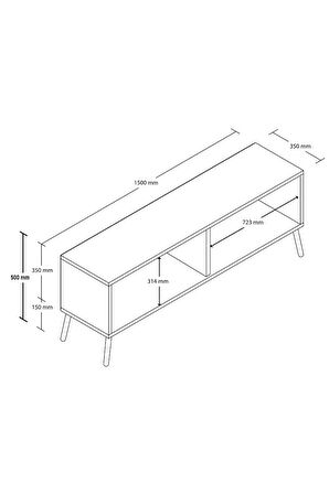 4062 Bold 138 Cm Tv Ünitesi Sepet
