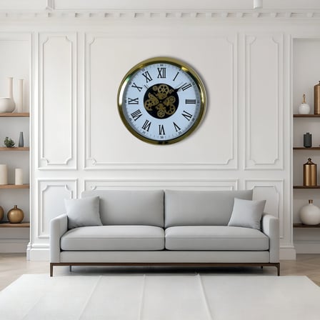 Aurelius Gold 60 cm Çarklı Duvar Saati (C-6054G)