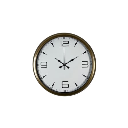 Bronze 40 cm Metal Eskitme Duvar Saati