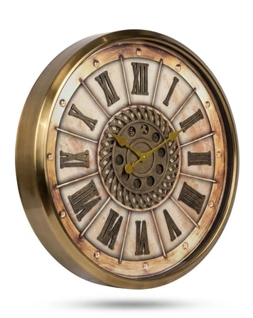 Gold Royale 70 x 70 cm Çarklı Duvar Saati