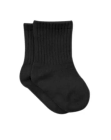 Bistyle 6'Lı Basic Penye Soket Çorap 10101 Siyah